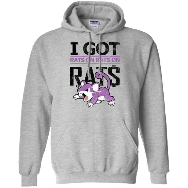 Sweatshirts Sport Grey / Small Rats on rats on rats Pullover Hoodie