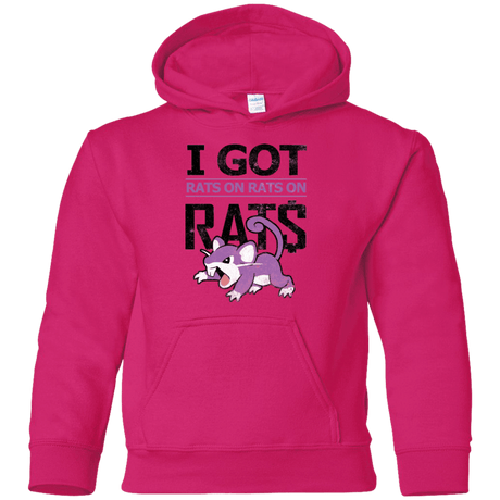 Sweatshirts Heliconia / YS Rats on rats on rats Youth Hoodie