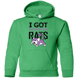 Sweatshirts Irish Green / YS Rats on rats on rats Youth Hoodie