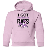 Sweatshirts Light Pink / YS Rats on rats on rats Youth Hoodie