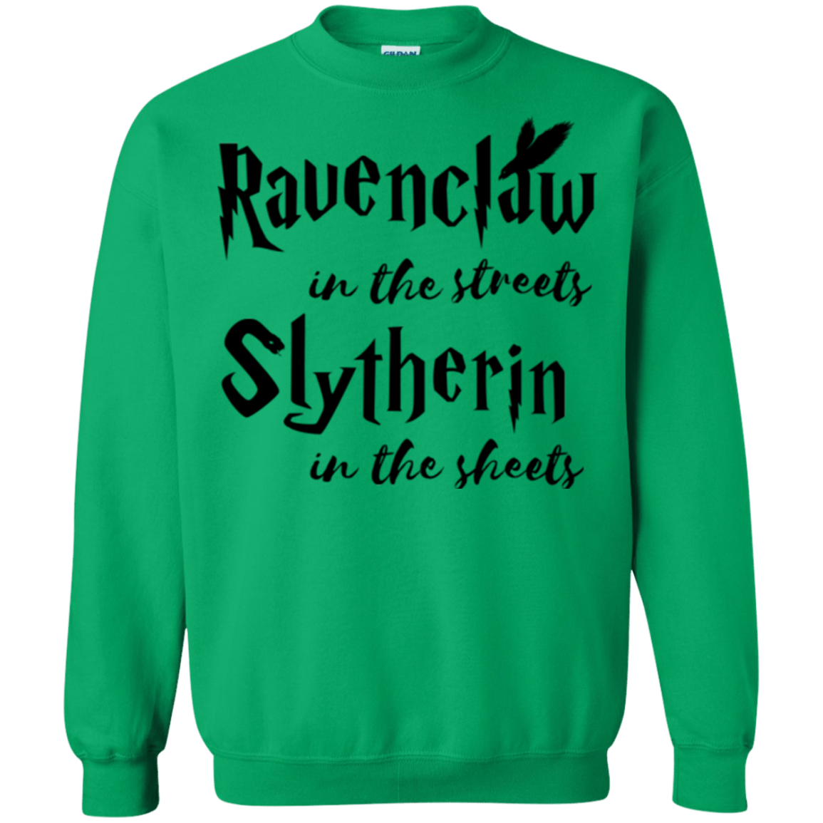 Sweatshirts Irish Green / Small Ravenclaw Streets Crewneck Sweatshirt