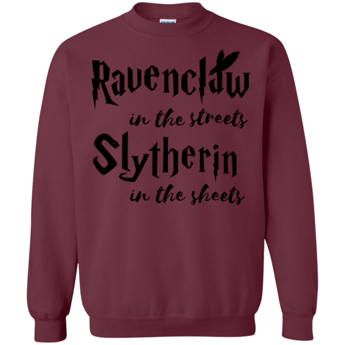 Sweatshirts Maroon / Small Ravenclaw Streets Crewneck Sweatshirt