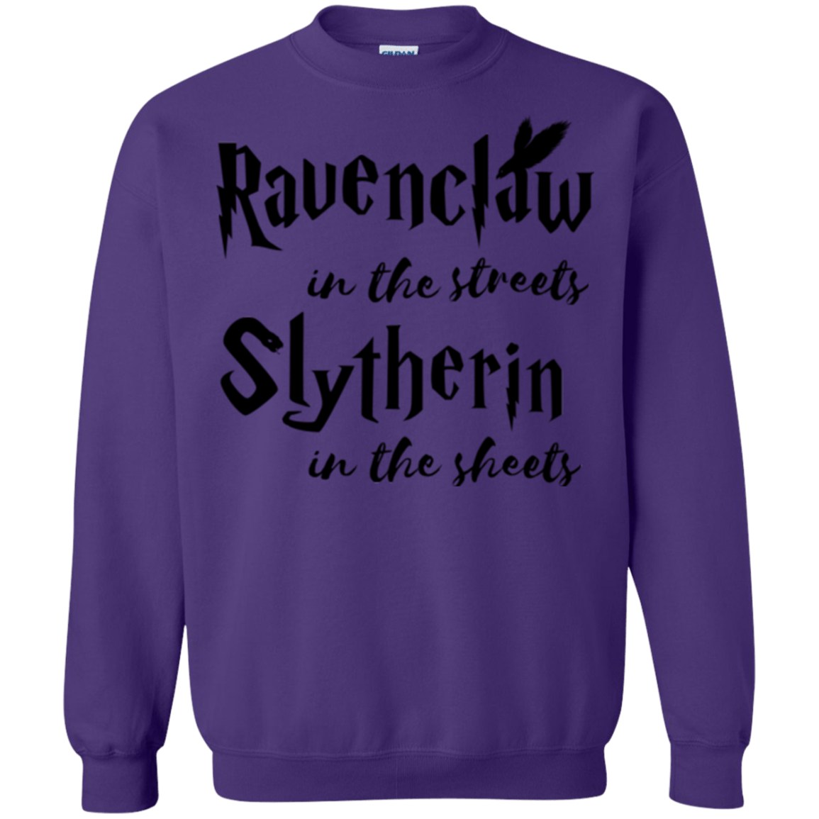 Sweatshirts Purple / Small Ravenclaw Streets Crewneck Sweatshirt