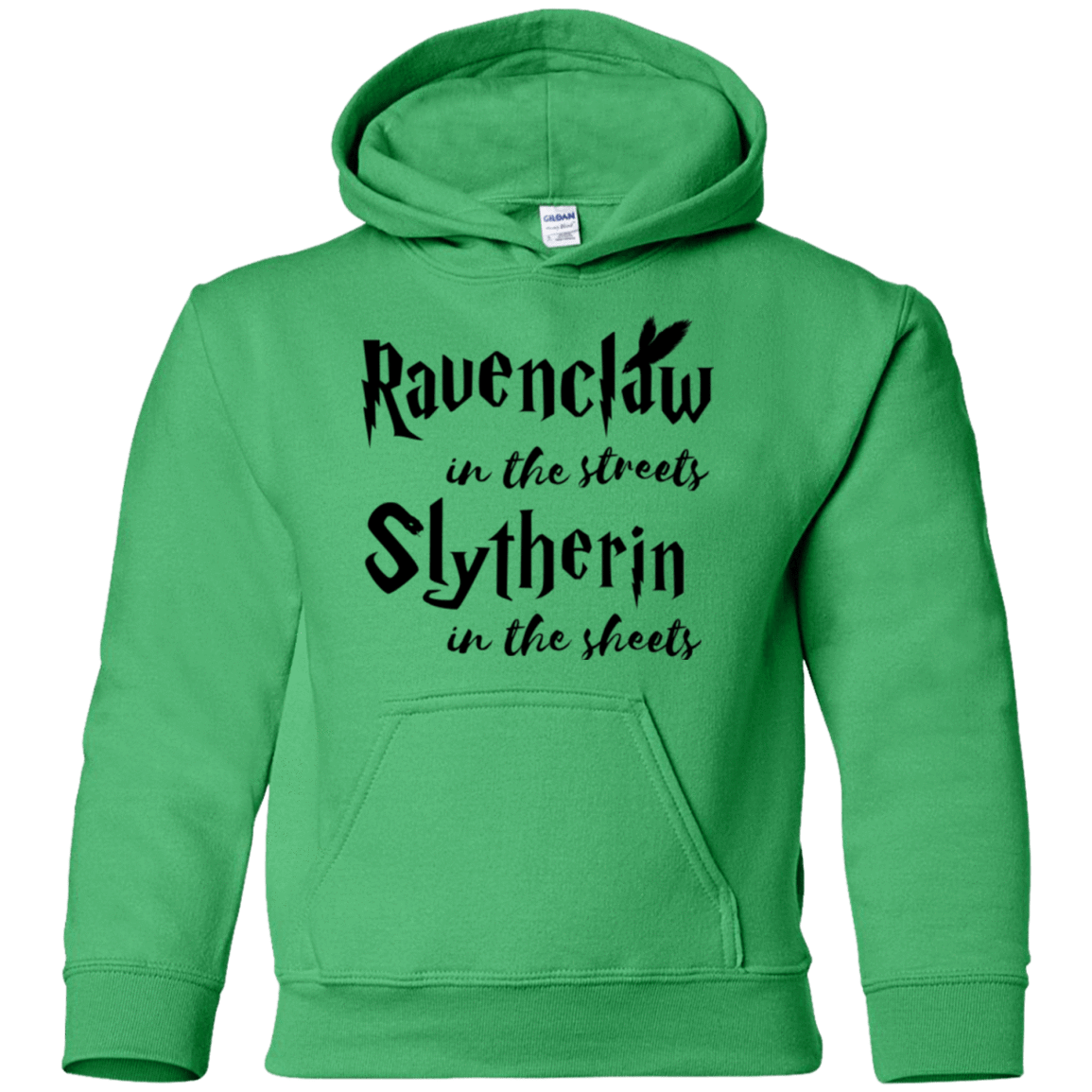 Sweatshirts Irish Green / YS Ravenclaw Streets Youth Hoodie