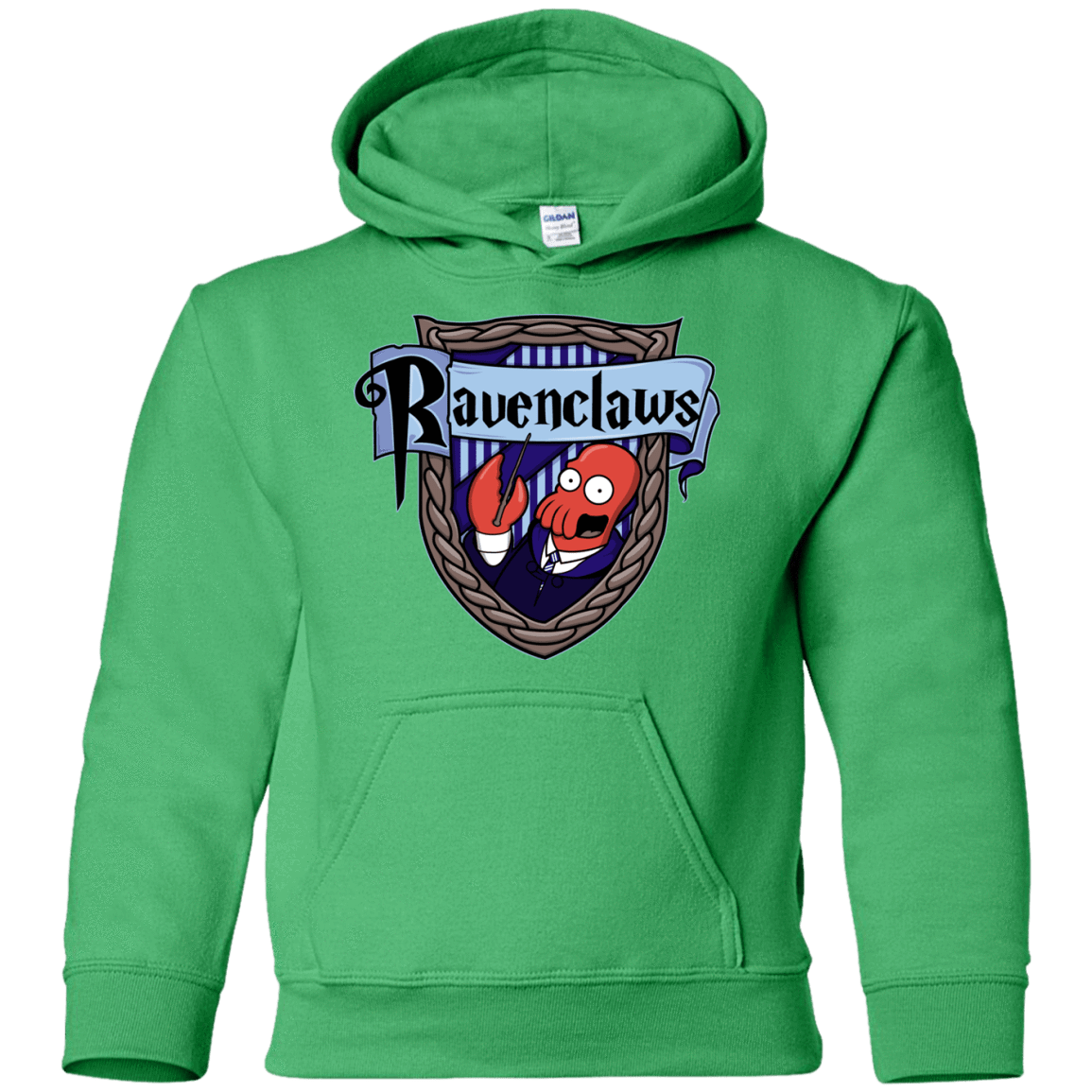Sweatshirts Irish Green / YS Ravenclaws Youth Hoodie