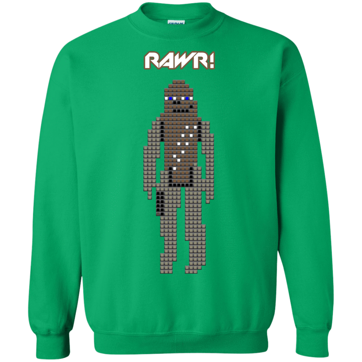 Sweatshirts Irish Green / S Rawr Crewneck Sweatshirt