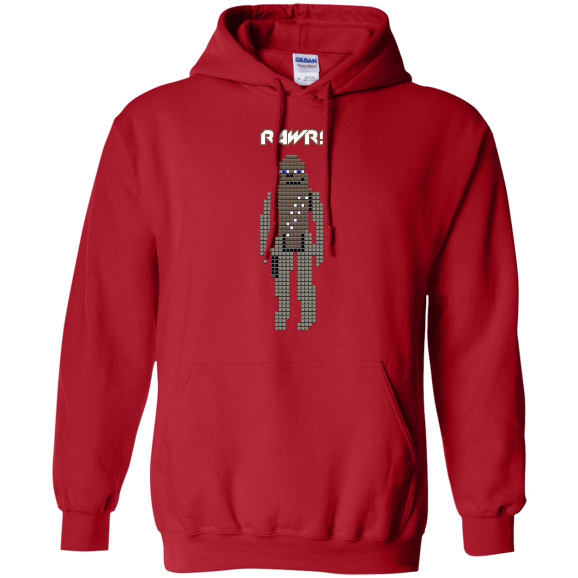 Sweatshirts Red / S Rawr Pullover Hoodie