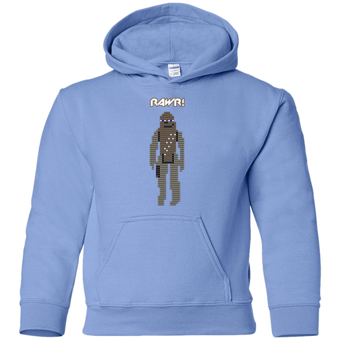Sweatshirts Carolina Blue / YS Rawr Youth Hoodie