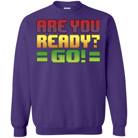 Sweatshirts Purple / S Ready Crewneck Sweatshirt