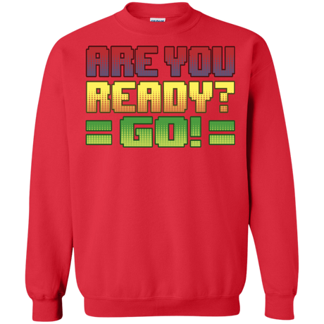 Sweatshirts Red / S Ready Crewneck Sweatshirt