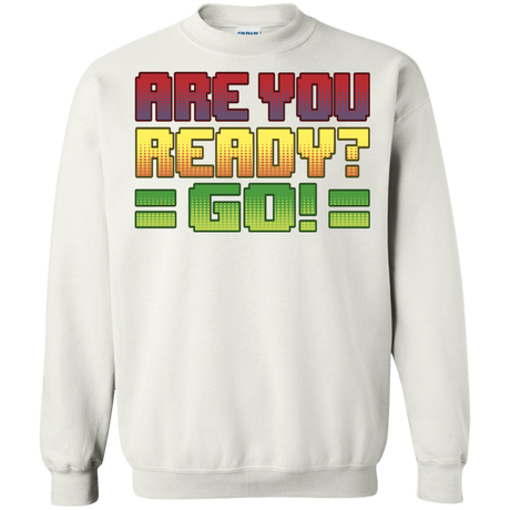 Sweatshirts White / S Ready Crewneck Sweatshirt