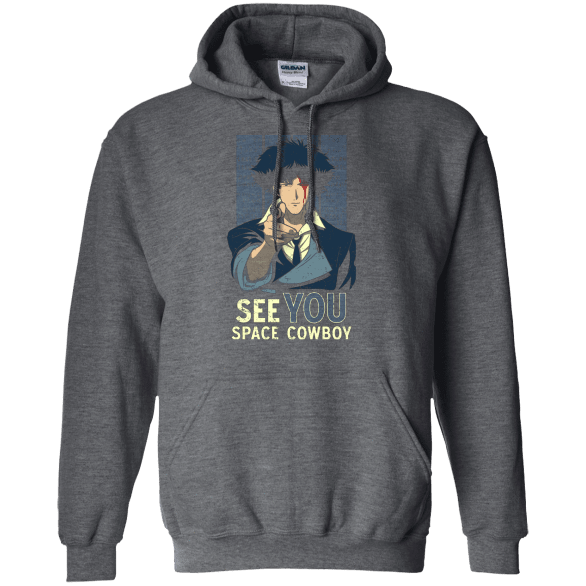 Sweatshirts Dark Heather / Small Real Folk Blues Pullover Hoodie