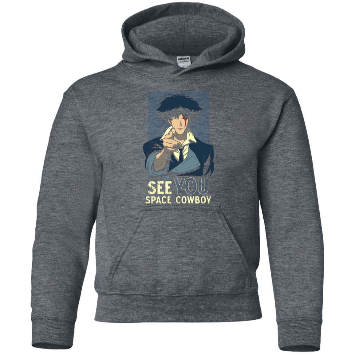 Sweatshirts Dark Heather / YS Real Folk Blues Youth Hoodie