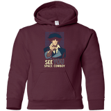 Sweatshirts Maroon / YS Real Folk Blues Youth Hoodie