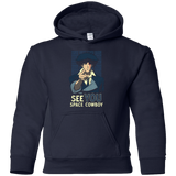 Sweatshirts Navy / YS Real Folk Blues Youth Hoodie