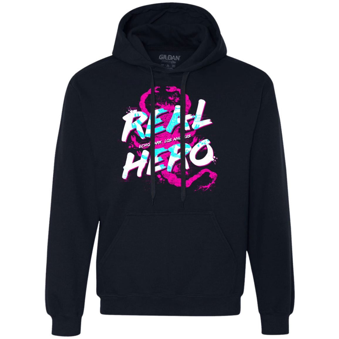 Sweatshirts Navy / Small Real Hero Premium Fleece Hoodie