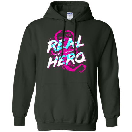 Sweatshirts Forest Green / Small Real Hero Pullover Hoodie