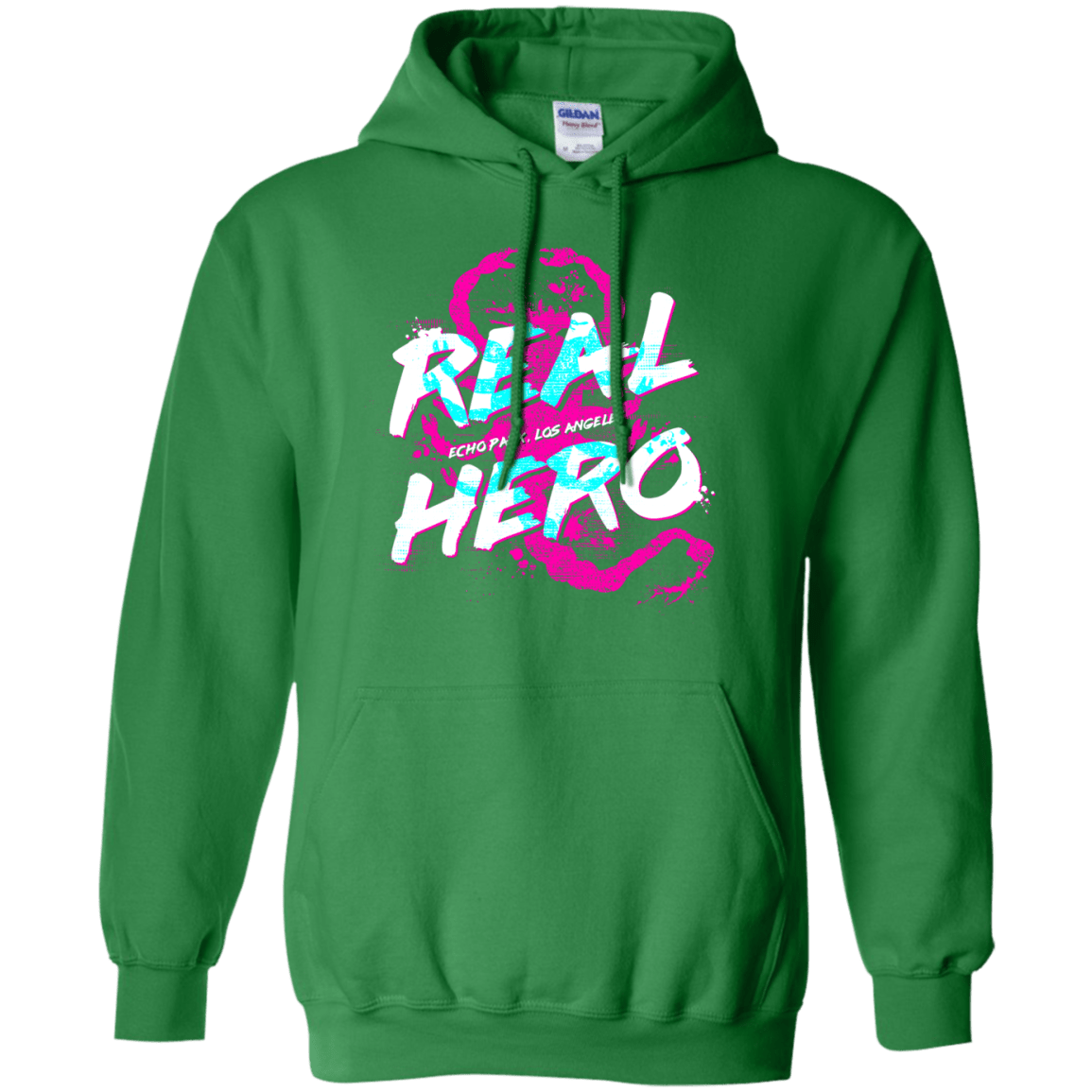 Sweatshirts Irish Green / Small Real Hero Pullover Hoodie