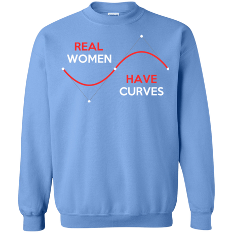 Sweatshirts Carolina Blue / Small Real Women Crewneck Sweatshirt