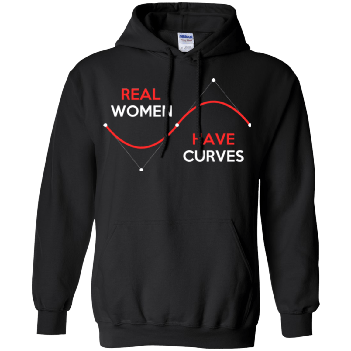 Sweatshirts Black / Small Real Women Pullover Hoodie