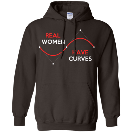 Sweatshirts Dark Chocolate / Small Real Women Pullover Hoodie