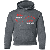 Sweatshirts Dark Heather / YS Real Women Youth Hoodie