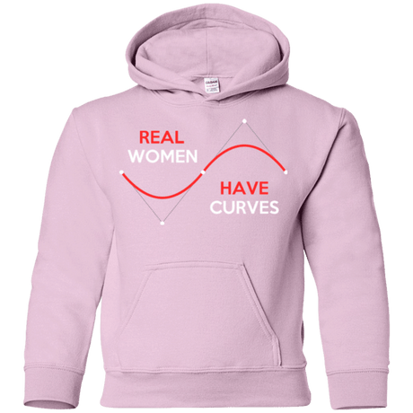 Sweatshirts Light Pink / YS Real Women Youth Hoodie