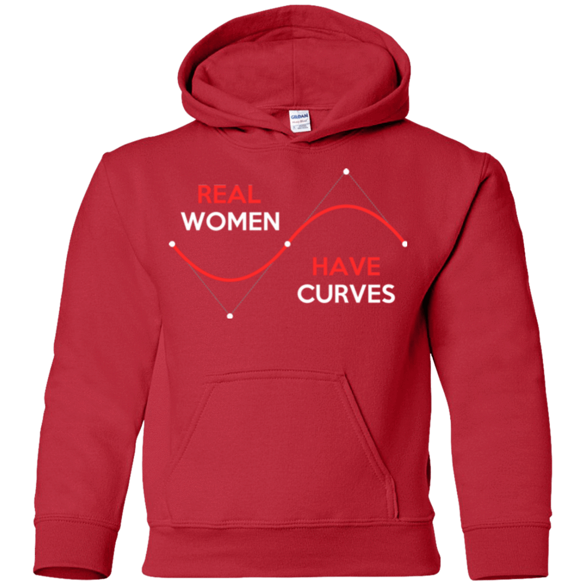 Sweatshirts Red / YS Real Women Youth Hoodie