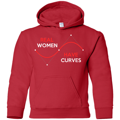 Sweatshirts Red / YS Real Women Youth Hoodie