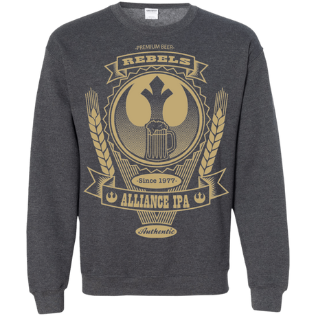 Sweatshirts Dark Heather / S Rebel Alliance IPA Crewneck Sweatshirt