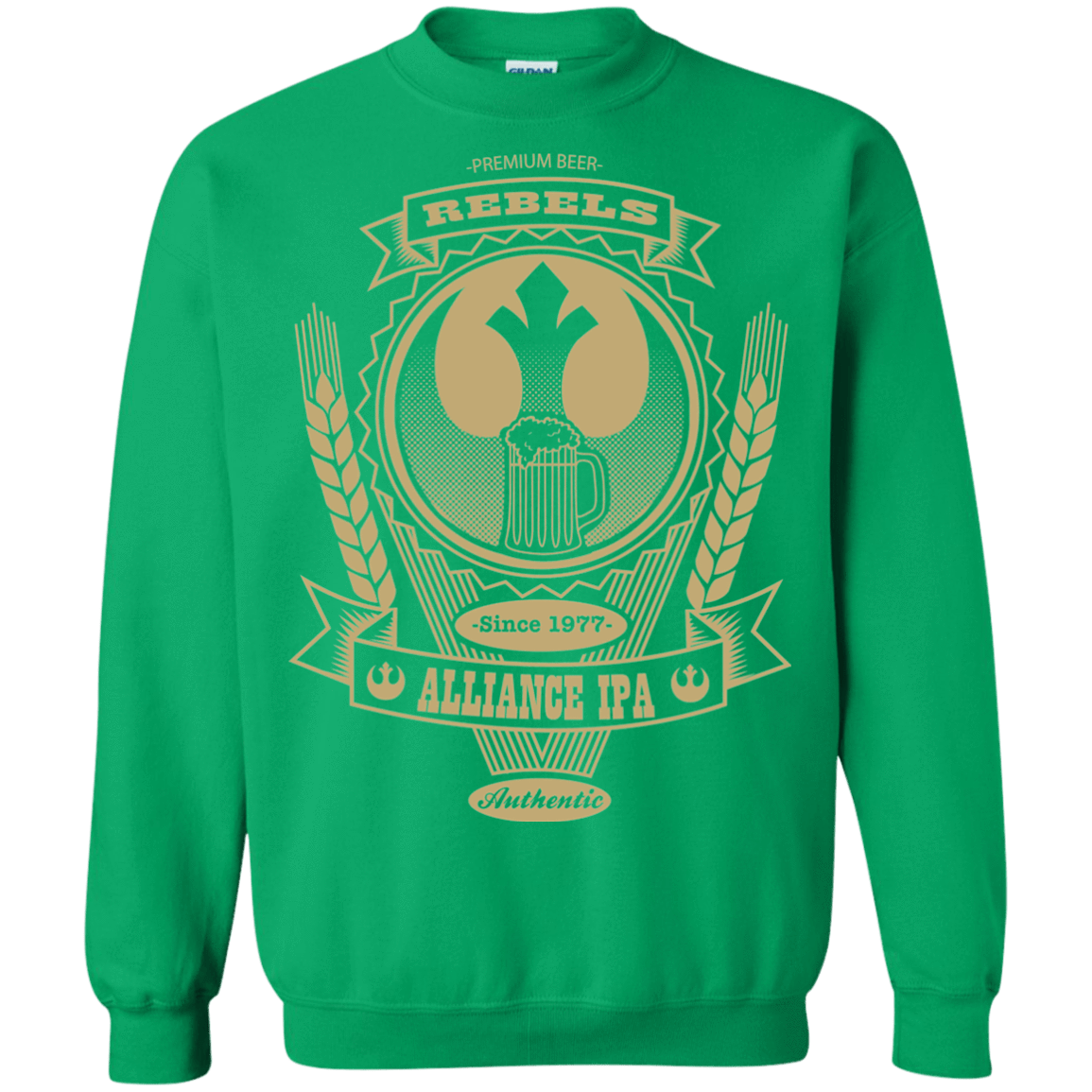 Sweatshirts Irish Green / S Rebel Alliance IPA Crewneck Sweatshirt