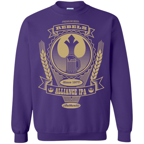 Sweatshirts Purple / S Rebel Alliance IPA Crewneck Sweatshirt