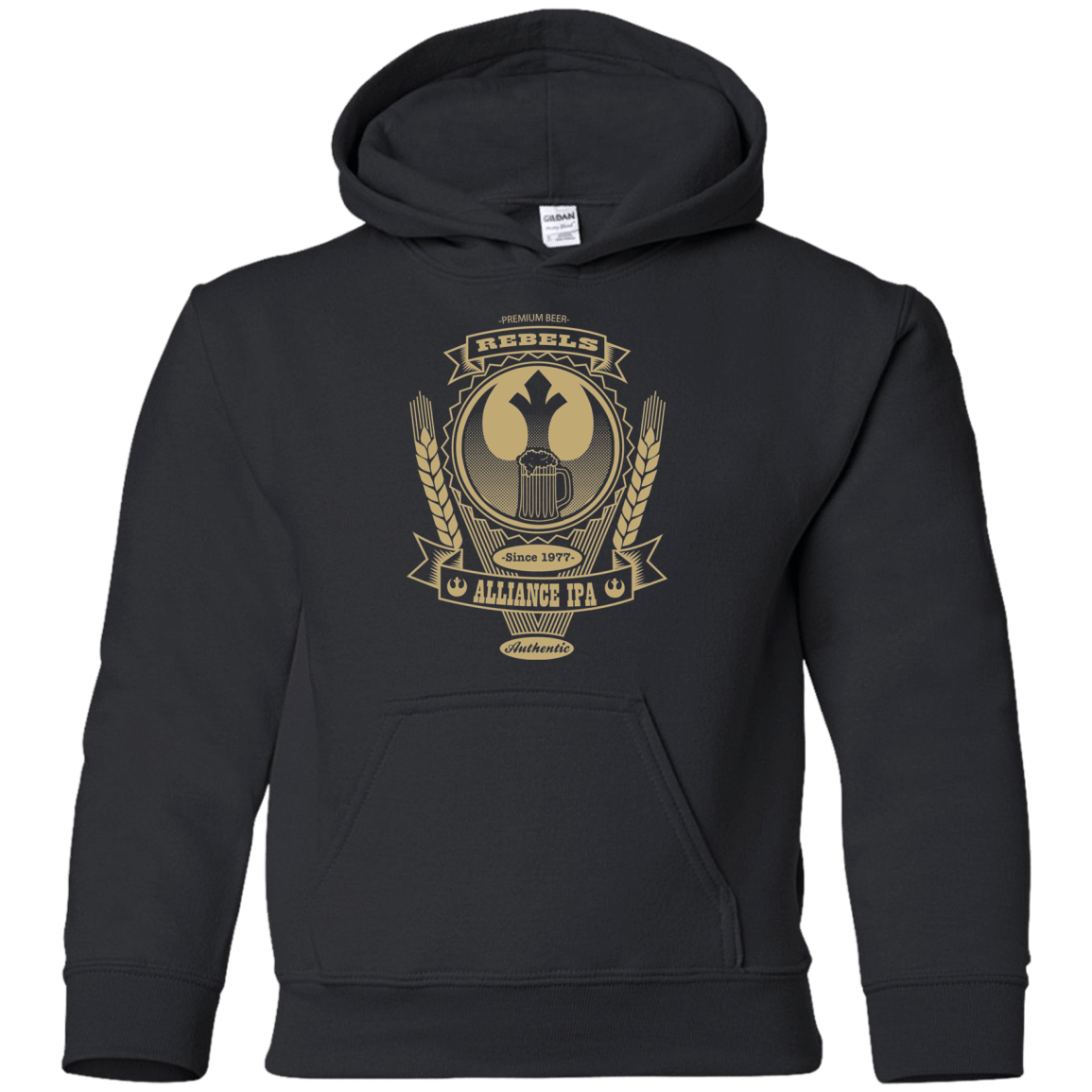 Sweatshirts Black / YS Rebel Alliance IPA Youth Hoodie