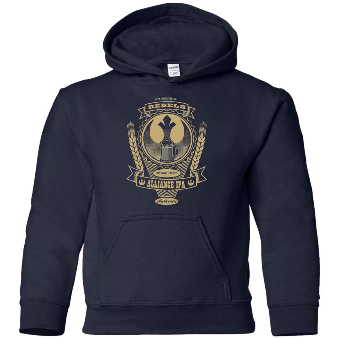 Sweatshirts Navy / YS Rebel Alliance IPA Youth Hoodie