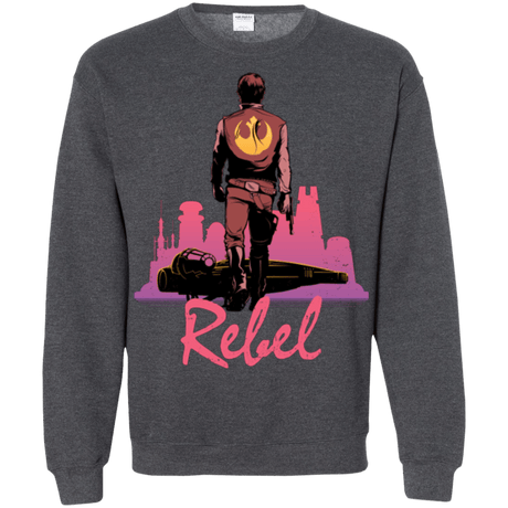 Sweatshirts Dark Heather / Small Rebel Crewneck Sweatshirt