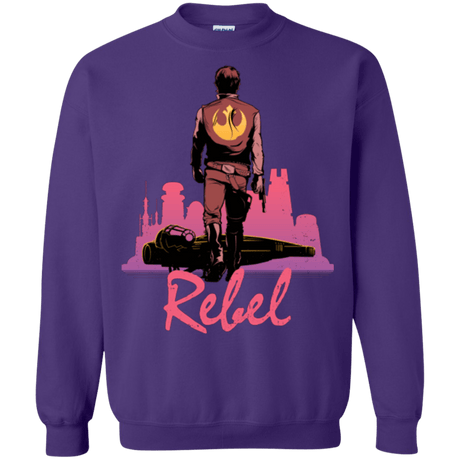 Sweatshirts Purple / Small Rebel Crewneck Sweatshirt