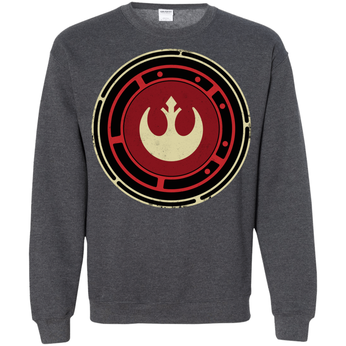 Sweatshirts Dark Heather / S Rebel Force Crewneck Sweatshirt