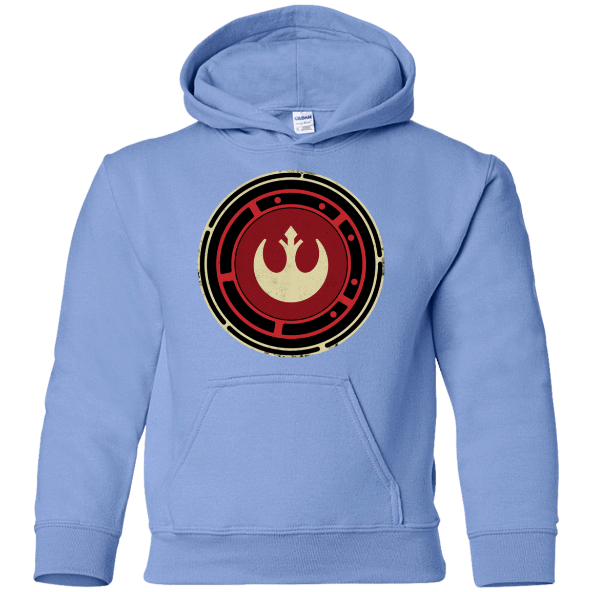 Sweatshirts Carolina Blue / YS Rebel Force Youth Hoodie