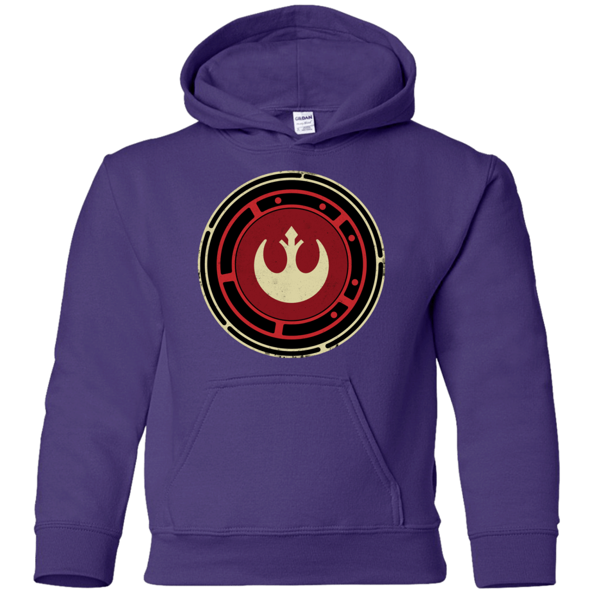 Sweatshirts Purple / YS Rebel Force Youth Hoodie