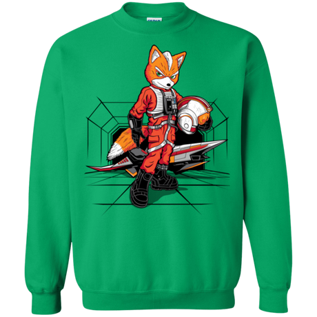 Sweatshirts Irish Green / Small Rebel Fox Crewneck Sweatshirt