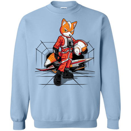Sweatshirts Light Blue / Small Rebel Fox Crewneck Sweatshirt