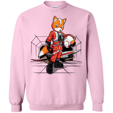 Sweatshirts Light Pink / Small Rebel Fox Crewneck Sweatshirt