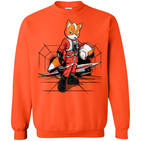 Sweatshirts Orange / Small Rebel Fox Crewneck Sweatshirt