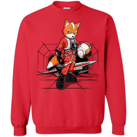 Sweatshirts Red / Small Rebel Fox Crewneck Sweatshirt