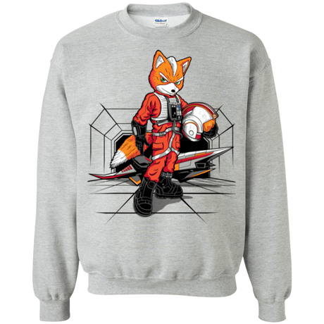 Sweatshirts Sport Grey / Small Rebel Fox Crewneck Sweatshirt