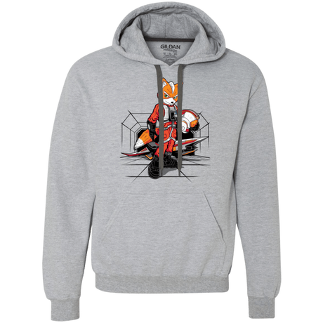 Sweatshirts Sport Grey / Small Rebel Fox Premium Fleece Hoodie