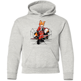 Sweatshirts Ash / YS Rebel Fox Youth Hoodie