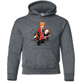 Sweatshirts Dark Heather / YS Rebel Fox Youth Hoodie