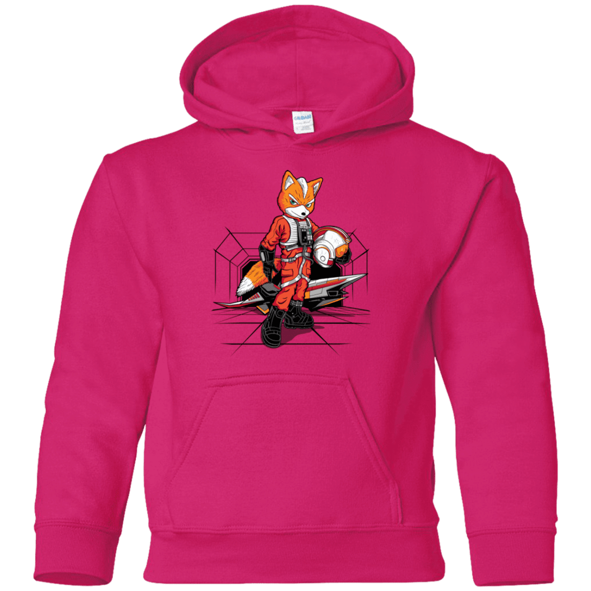 Sweatshirts Heliconia / YS Rebel Fox Youth Hoodie