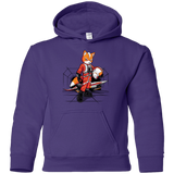 Sweatshirts Purple / YS Rebel Fox Youth Hoodie